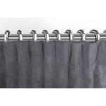 Load image into Gallery viewer, McAlister Textiles Matt Charcoal Grey Velvet Curtains Tailored Curtains