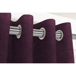 Load image into Gallery viewer, McAlister Textiles Matt Aubergine Purple Velvet Curtains Tailored Curtains