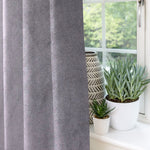 Load image into Gallery viewer, McAlister Textiles Matt Soft Silver Velvet Curtains Tailored Curtains