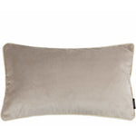 Load image into Gallery viewer, McAlister Textiles Matt Beige Mink Contrast Piped Velvet Cushion Cushions and Covers