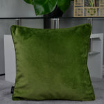 Load image into Gallery viewer, McAlister Textiles Matt Fern Green Piped Velvet Cushion Cushions and Covers