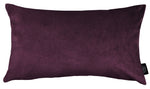 Load image into Gallery viewer, McAlister Textiles Matt Aubergine Purple Velvet Modern Look Plain Cushion Cushions and Covers