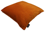 Load image into Gallery viewer, McAlister Textiles Matt Burnt Orange Velvet Modern Look Plain Cushion Cushions and Covers