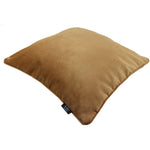 Load image into Gallery viewer, McAlister Textiles Matt Caramel Gold Piped Velvet Cushion Cushions and Covers