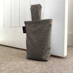 Load image into Gallery viewer, McAlister Textiles Roma Charcoal Grey Doorstop Doorstops