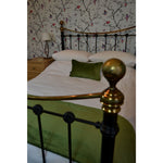 Load image into Gallery viewer, McAlister Textiles Matt Fern Green Piped Velvet Cushion Cushions and Covers