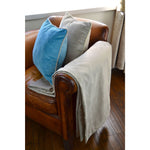 Load image into Gallery viewer, McAlister Textiles Matt Beige Mink Contrast Piped Velvet Cushion Cushions and Covers