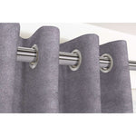 Load image into Gallery viewer, McAlister Textiles Matt Soft Silver Velvet Curtains Tailored Curtains