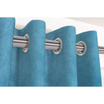 Load image into Gallery viewer, McAlister Textiles Matt Duck Egg Blue Velvet Curtains Tailored Curtains