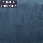 Load image into Gallery viewer, McAlister Textiles Matt Petrol Blue Velvet Fabric Fabrics
