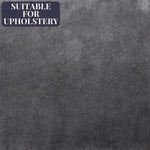 Load image into Gallery viewer, McAlister Textiles Matt Charcoal Grey Velvet Fabric Fabrics
