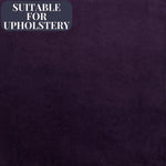 Load image into Gallery viewer, McAlister Textiles Matt Aubergine Purple Velvet Fabric Fabrics