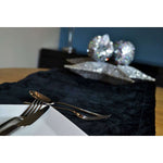 Load image into Gallery viewer, McAlister Textiles Crushed Velvet Black Fabric Fabrics