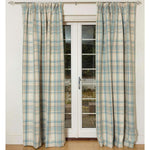Load image into Gallery viewer, McAlister Textiles Heritage Tartan Duck Egg Blue Curtain Fabric Fabrics