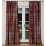 Load image into Gallery viewer, McAlister Textiles Heritage Tartan Red + White Curtain Fabric Fabrics