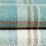 Load image into Gallery viewer, McAlister Textiles Heritage Tartan Duck Egg Blue Curtain Fabric Fabrics