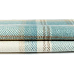 Load image into Gallery viewer, McAlister Textiles Heritage Tartan Duck Egg Blue Curtain Fabric Fabrics