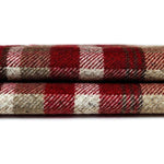 Load image into Gallery viewer, McAlister Textiles Heritage Tartan Red + White Curtain Fabric Fabrics