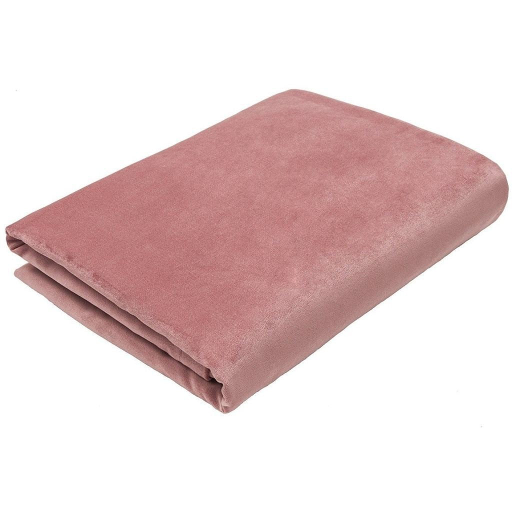 Blush Pink Velvet Throw Blanket McAlister Textiles McAlister Textiles