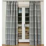 Load image into Gallery viewer, McAlister Textiles Heritage Tartan Charcoal Grey Curtain Fabric Fabrics