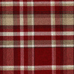 Load image into Gallery viewer, McAlister Textiles Heritage Tartan Red + White Curtain Fabric Fabrics