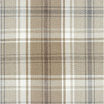 Load image into Gallery viewer, McAlister Textiles Angus Beige Cream Tartan Check Curtain Fabric Fabrics