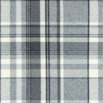 Load image into Gallery viewer, McAlister Textiles Heritage Tartan Charcoal Grey Curtain Fabric Fabrics