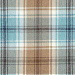 Load image into Gallery viewer, McAlister Textiles Angus Duck Egg Blue Tartan Check Curtain Fabric Fabrics