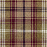 Load image into Gallery viewer, McAlister Textiles Angus Purple + Green Tartan Check Curtain Fabric Fabrics