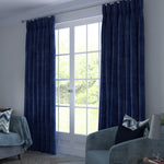 Load image into Gallery viewer, McAlister Textiles Matt Navy Blue Velvet Curtains mws_apo_generated