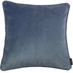 Load image into Gallery viewer, McAlister Textiles Matt Petrol Blue Piped Velvet Cushion Cushions and Covers