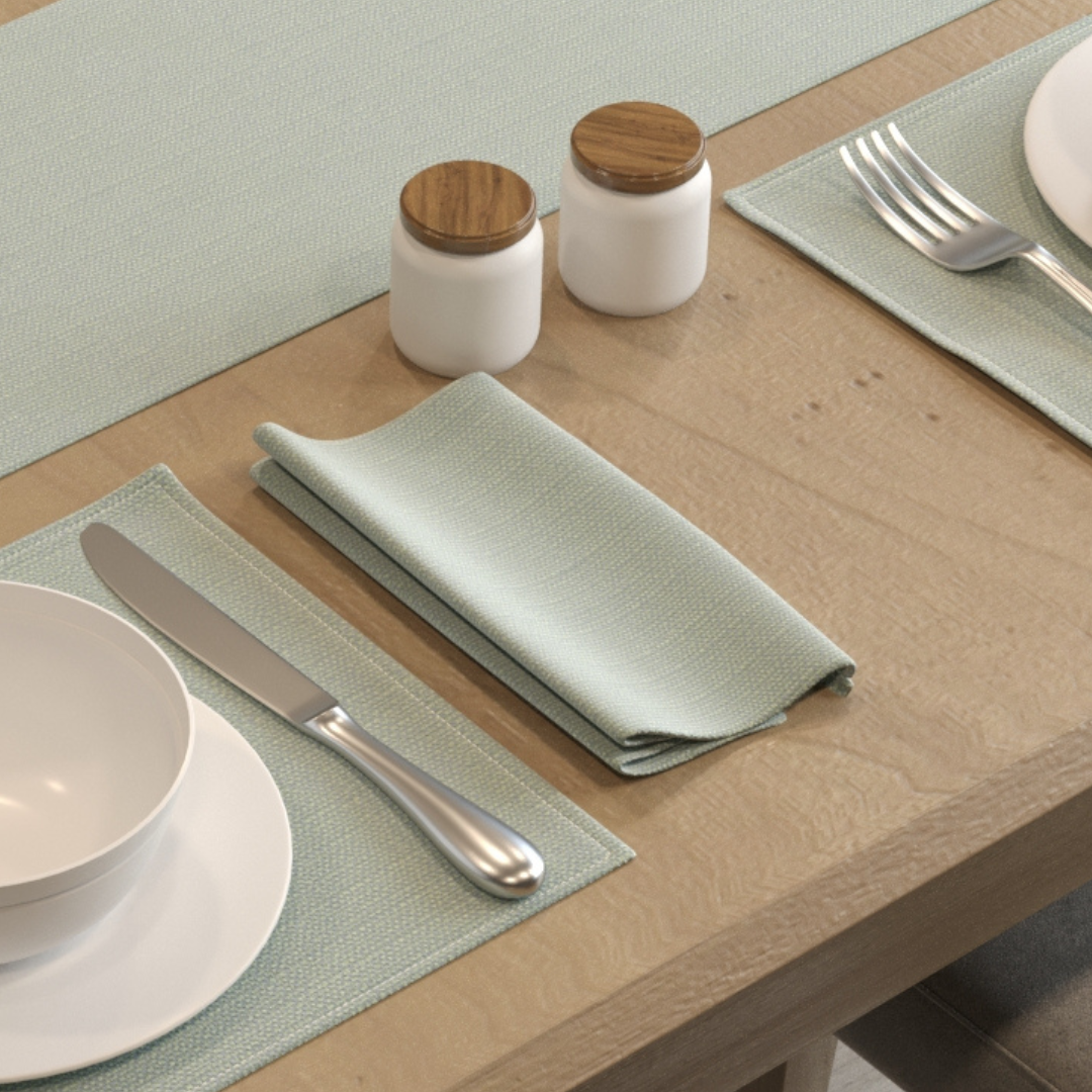 Classy Duck Egg Napkin Set McAlister Textiles McAlister Textiles