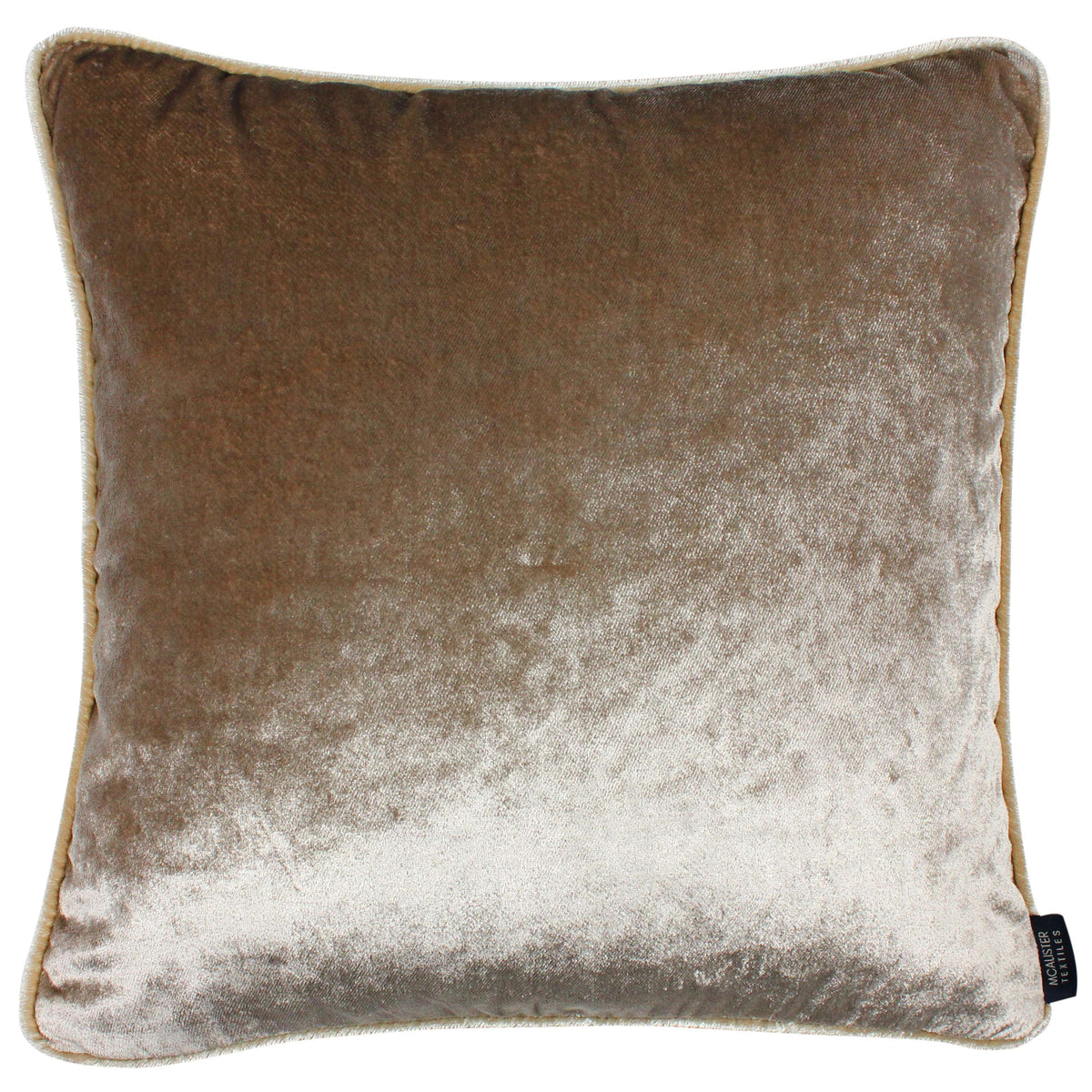 Beige Mink Crushed Velvet Cushions McAlister Textiles McAlister