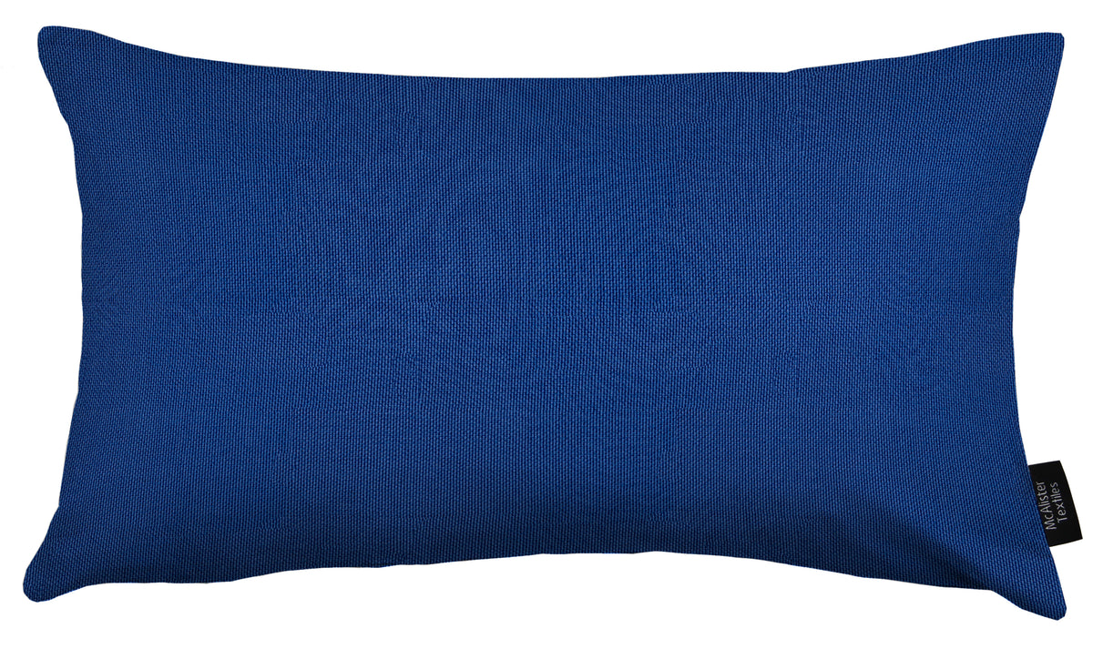 Long blue outlet pillow