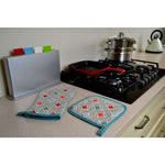 Load image into Gallery viewer, McAlister Textiles Laila Burnt Orange Cotton Print Single Oven Mitt Kitchen Accessories 
