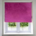 Load image into Gallery viewer, McAlister Textiles Matt Fuchsia Pink Velvet Roman Blind Roman Blinds