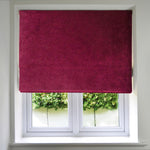 Load image into Gallery viewer, McAlister Textiles Matt Wine Red Velvet Roman Blind Roman Blinds