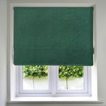 Load image into Gallery viewer, McAlister Textiles Matt Emerald Green Velvet Roman Blind Roman Blinds
