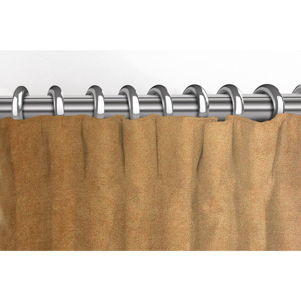 McAlister Textiles Matt Caramel Gold Velvet Curtains Tailored Curtains 