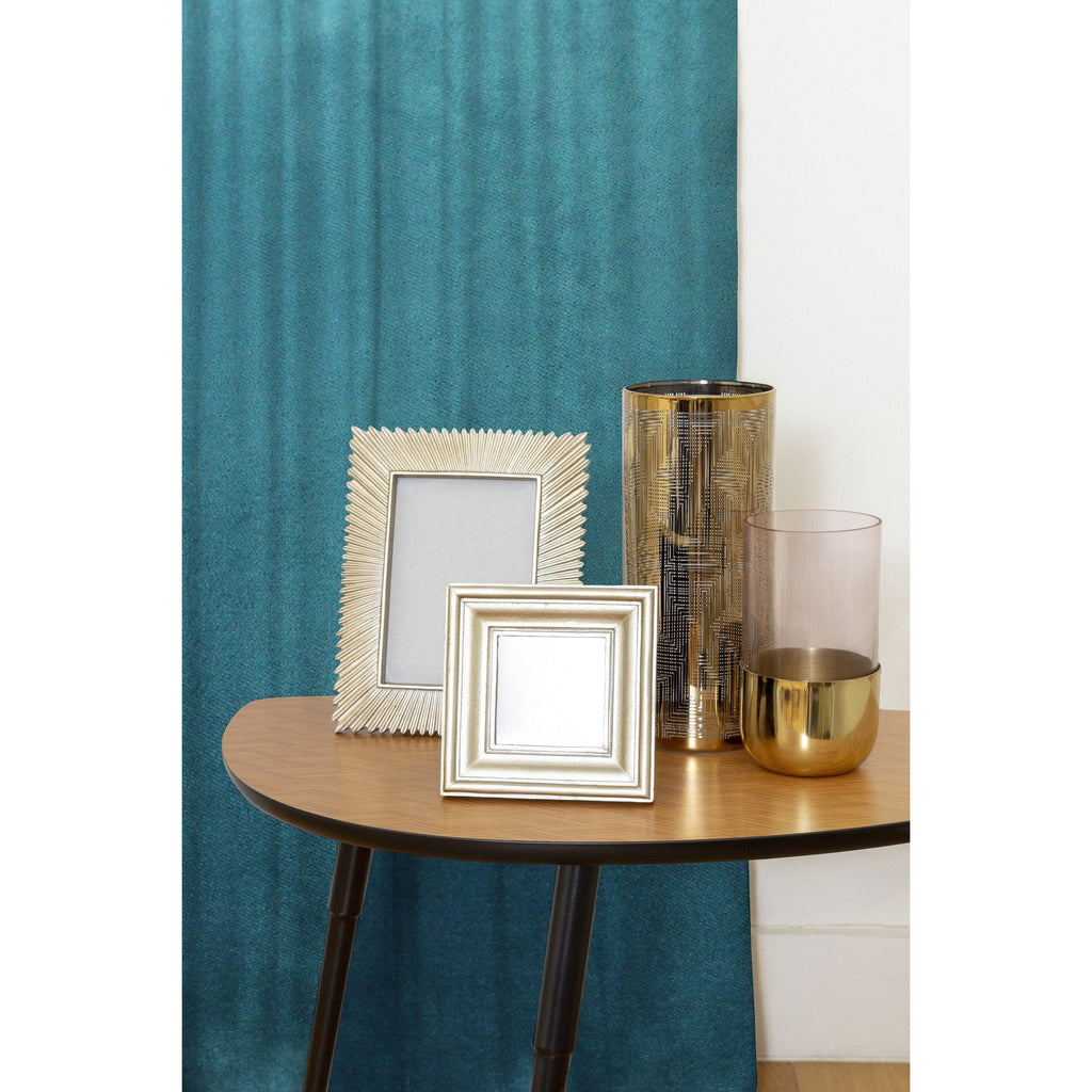 McAlister Textiles Matt Blue Teal Velvet Curtains Tailored Curtains 