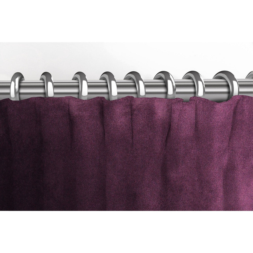 McAlister Textiles Matt Aubergine Purple Velvet Curtains mw_product_option_cloned 