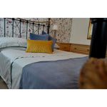 Load image into Gallery viewer, McAlister Textiles Matt Petrol Blue Piped Velvet Cushion Cushions and Covers 
