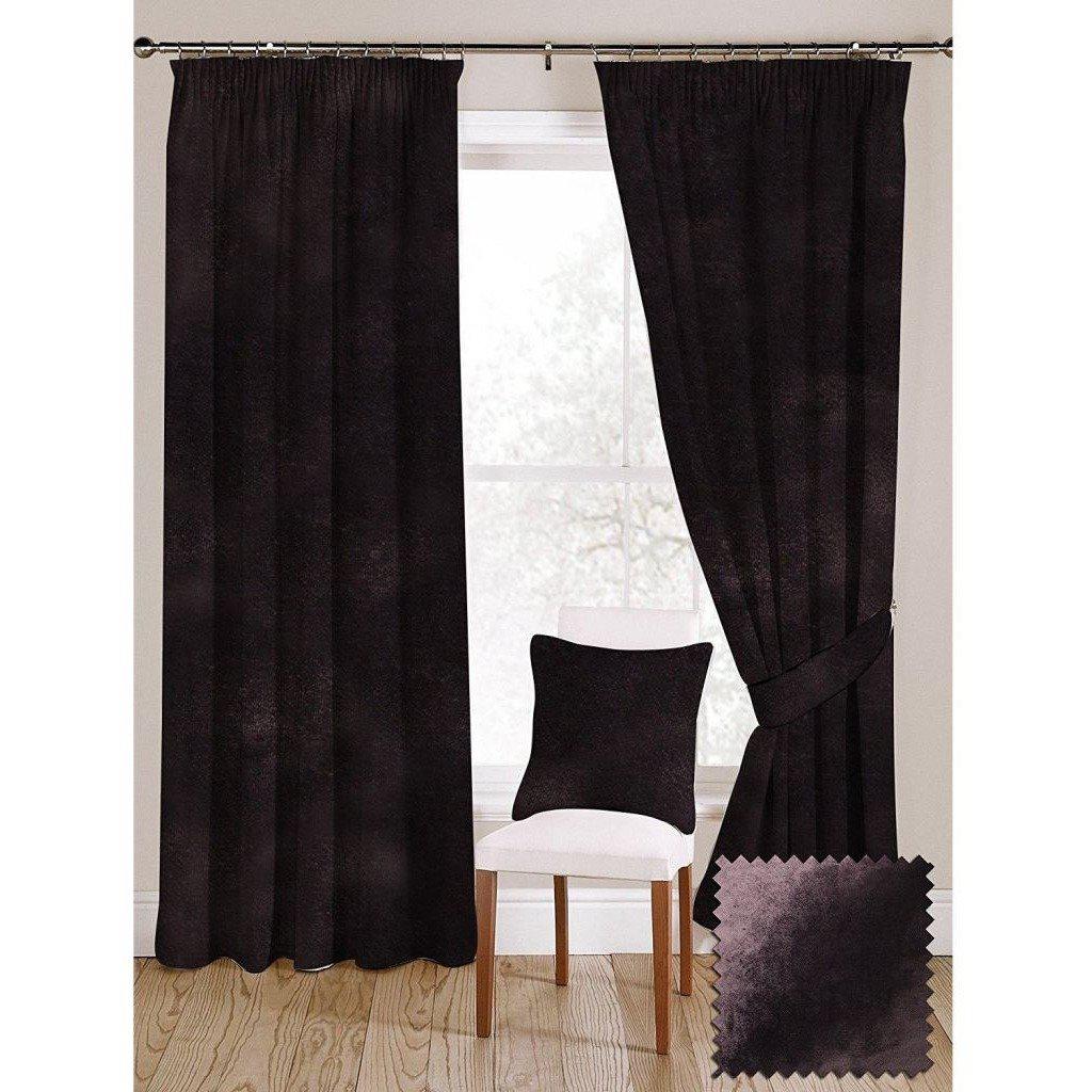 McAlister Textiles Aubergine Purple Crushed Velvet Curtains mw_product_option_cloned 