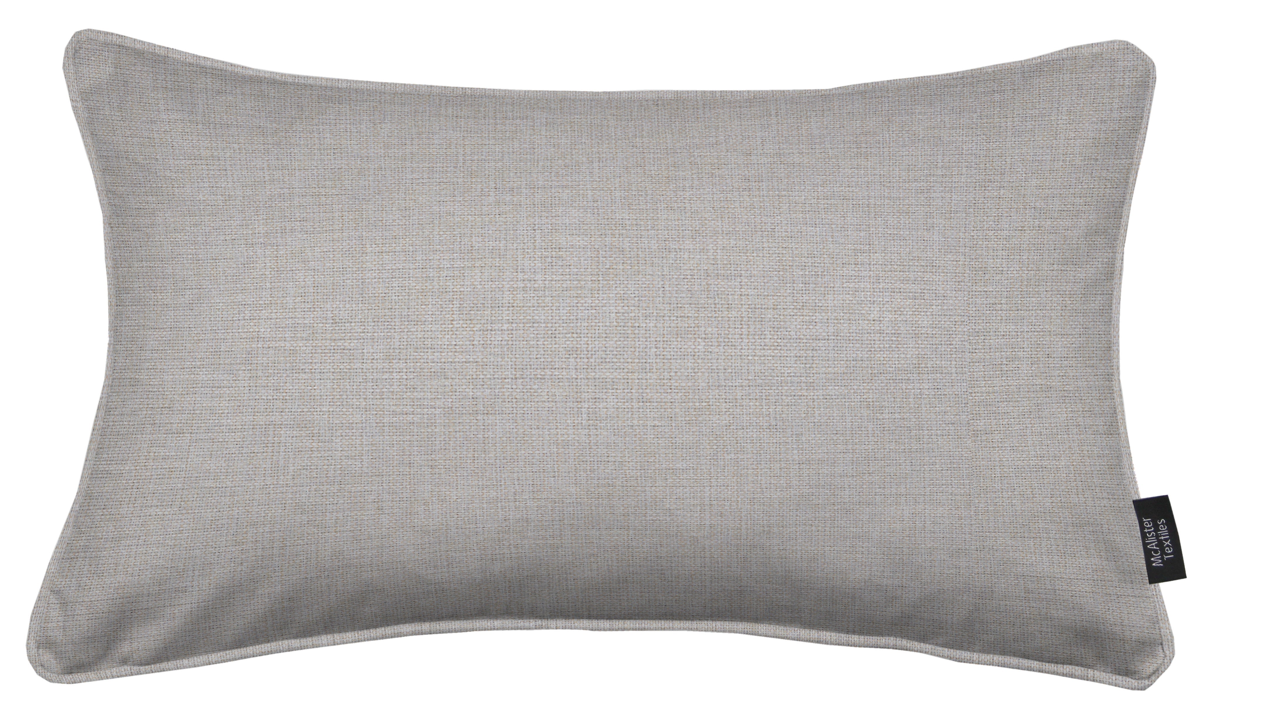 McAlister Textiles Albany Soft Grey Piped Cushion Cushions and Covers 