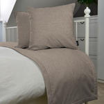 Load image into Gallery viewer, McAlister Textiles Albany Taupe Bed Runners Throws and Runners 
