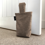 Load image into Gallery viewer, McAlister Textiles Albany Chocolate Brown Doorstop Doorstops 
