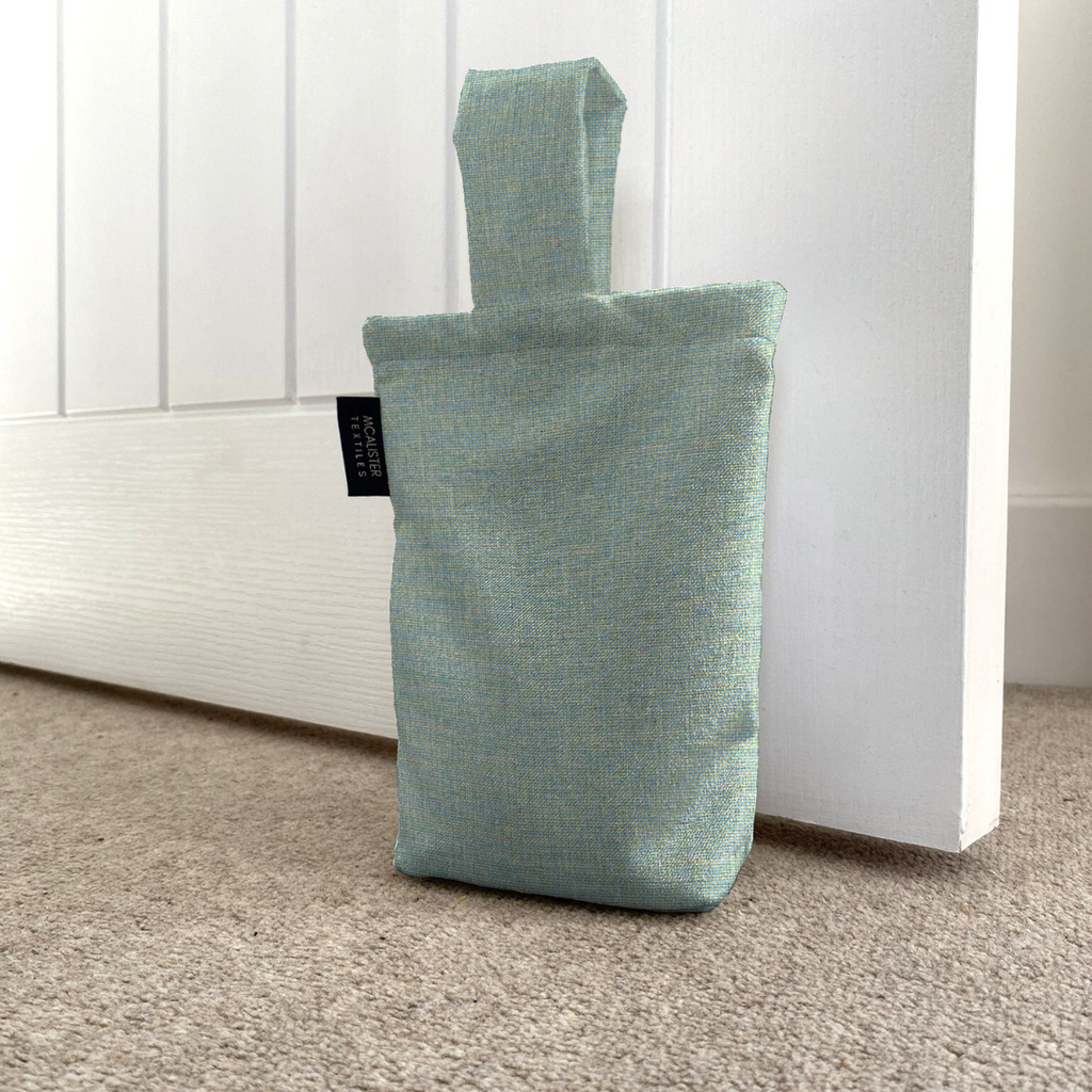 McAlister Textiles Albany Duck Egg Doorstop Doorstops 