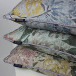 Load image into Gallery viewer, McAlister Textiles Blooma Purple, Pink and Ochre Floral Cushion Cushions and Covers 
