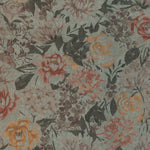 Load image into Gallery viewer, McAlister Textiles Blooma Green, Pink and Ochre Floral Pillow Pillow 
