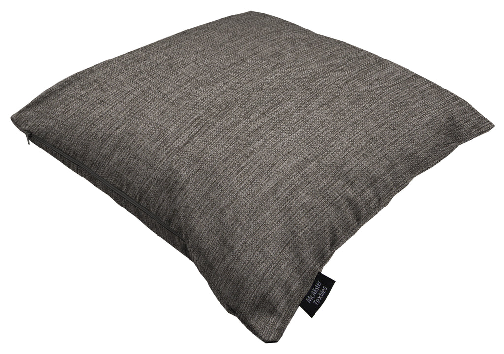 McAlister Textiles Capri Charcoal Plain Cushion Cushions and Covers 